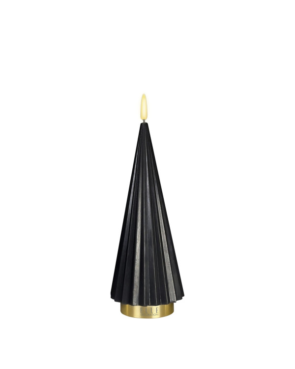 BOREAL M – zwart, LED-kaars van Elle Decoration