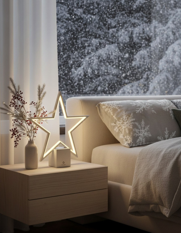 LUCY 2.0 – zilver, 40CM, oplaadbare tafellamp van Sompex – afbeelding 3