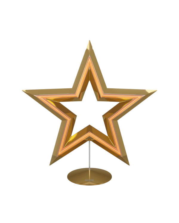 FREESTAR – gouden, oplaadbare decoratieve lamp van Sompex – afbeelding 4