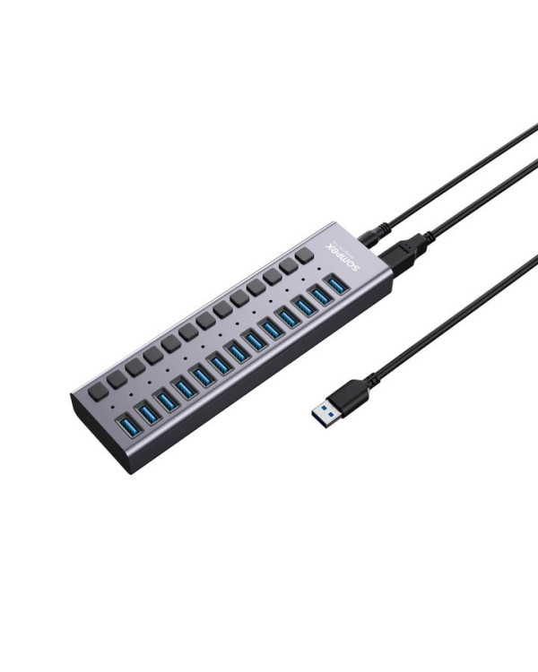 USB POWER HUB 13 PORTS EU van Sompex – afbeelding 2