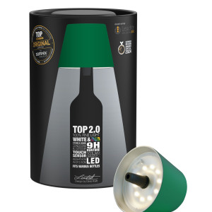 TOP 2.0 – Groen, oplaadbare flessenlamp van Sompex – afbeelding 3