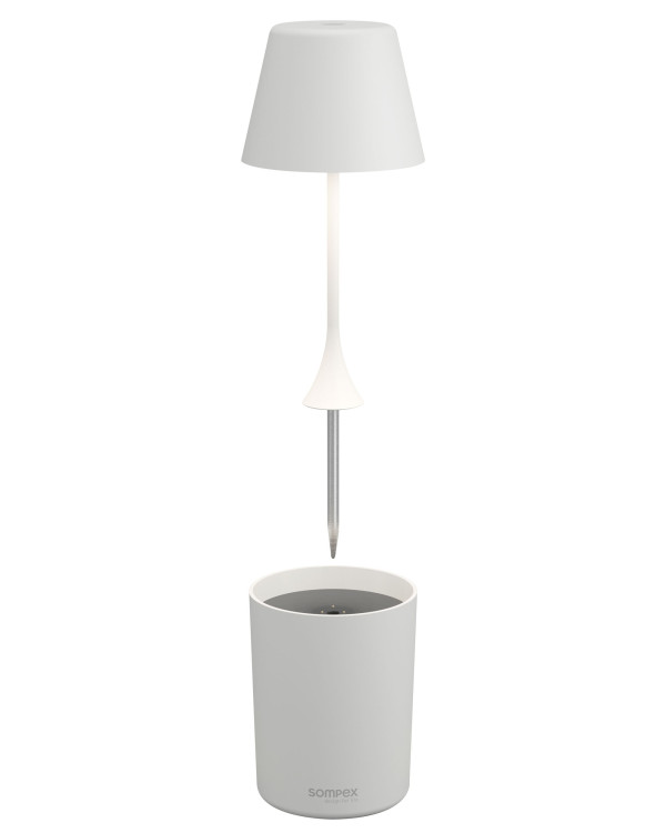PEEKY – Wit, oplaadbare tafellamp van Sompex – afbeelding 4