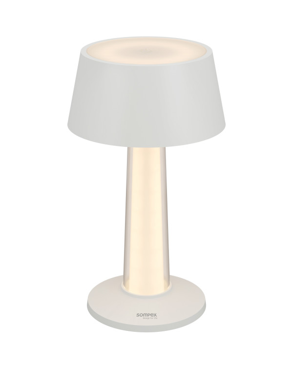 LULU – witte, oplaadbare tafellamp van Sompex – afbeelding 2