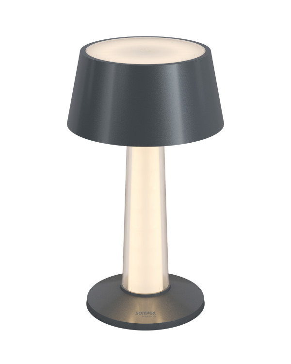 LULU – graf. metalen, oplaadbare tafellamp van Sompex – afbeelding 2