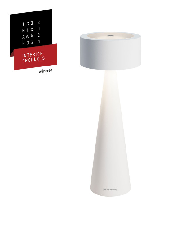ELODY – wit, oplaadbare tafellamp van Sompex – afbeelding 3