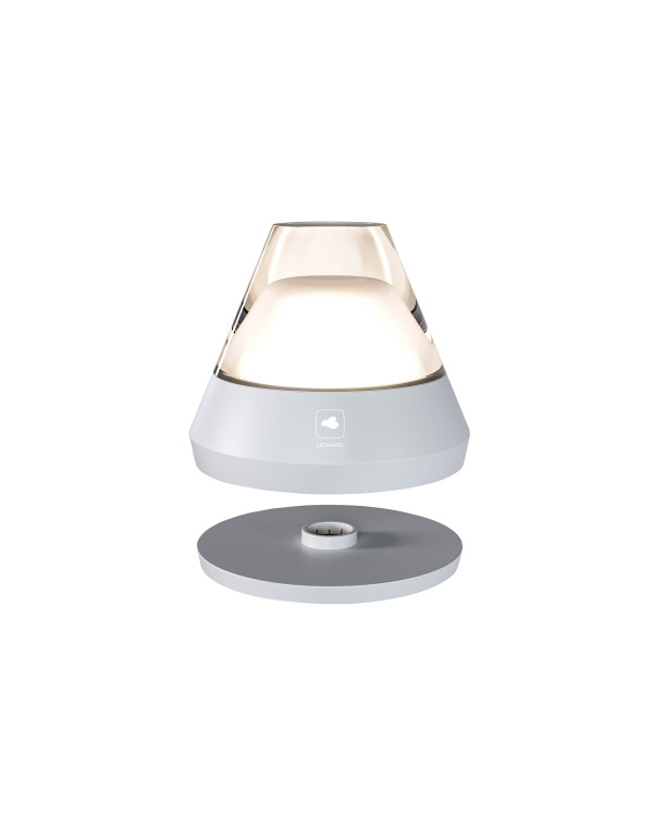SALERNO – Witte RGB oplaadbare tafellamp van Leonardo – afbeelding 6