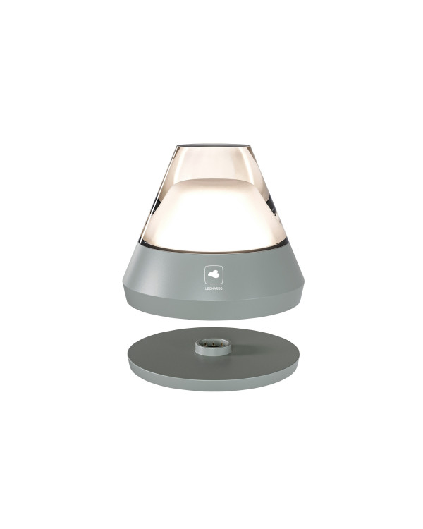 SALERNO – Grijs, RGB oplaadbare tafellamp van Leonardo – afbeelding 6