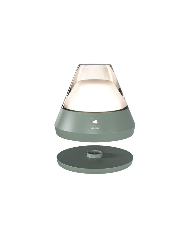 SALERNO – Olijfgroene, RGB oplaadbare tafellamp van Leonardo – afbeelding 6