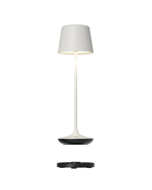 BARI – RGB oplaadbare tafellamp, wit van Leonardo – afbeelding 4