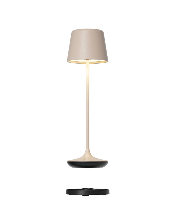 BARI – RGB oplaadbare tafellamp, zand van Leonardo – afbeelding 4