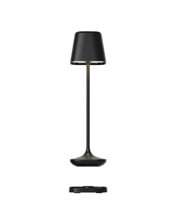 CAPRI – oplaadbare RGB-tafellamp, zwart van Leonardo – afbeelding 4