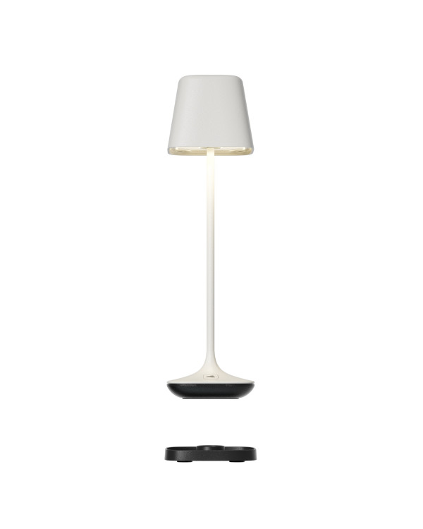 CAPRI – oplaadbare RGB-tafellamp, wit van Leonardo – afbeelding 4