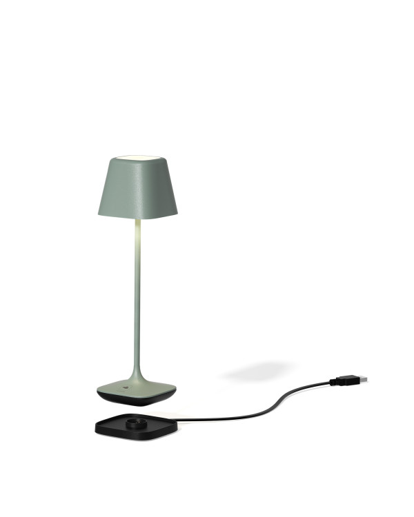 CAPRI – RGB oplaadbare tafellamp, olijfgroen van Leonardo – afbeelding 3