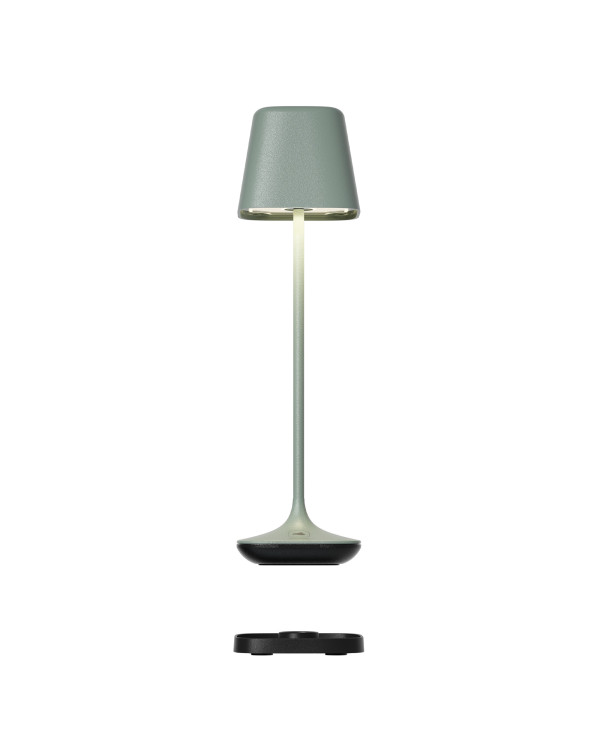 CAPRI – RGB oplaadbare tafellamp, olijfgroen van Leonardo – afbeelding 4