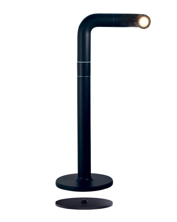 PIPE – Batterij-tafellamp, zwart van Sompex – afbeelding 3