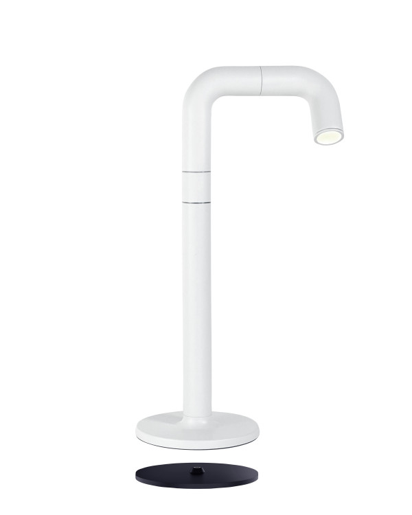 PIPE – Batterij tafellamp, Wit van Sompex – afbeelding 2