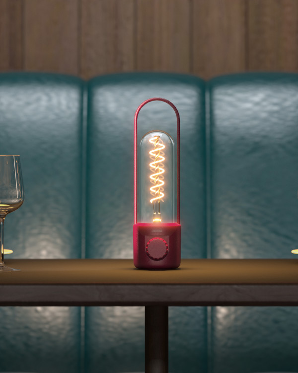 COIL – Buitenlamp, Rood van Sompex – afbeelding 2