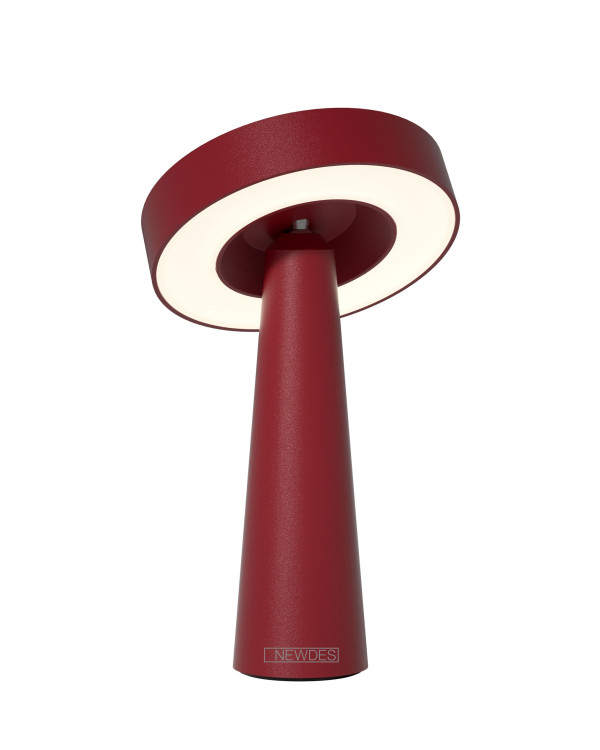 TIP – Tafellamp, rood van Sompex – afbeelding 3