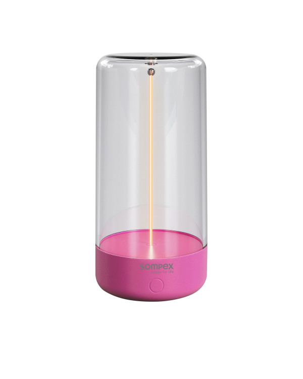 PULSE – neonroze, oplaadbare tafellamp van Sompex – afbeelding 4