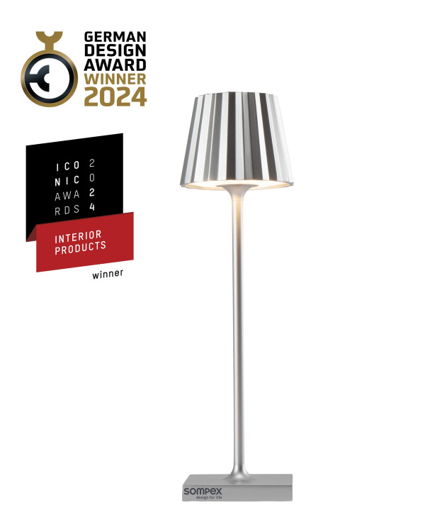 TROLL NANO – Buitenlamp Zilver van Sompex – afbeelding 4