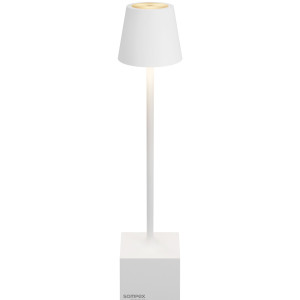 DAVE – Wit, oplaadbare tafellamp van Sompex – afbeelding 3