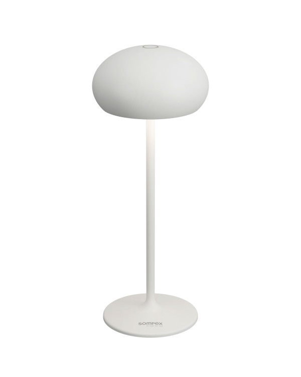 PEBBLE – Wit, oplaadbare tafellamp van Sompex – afbeelding 3