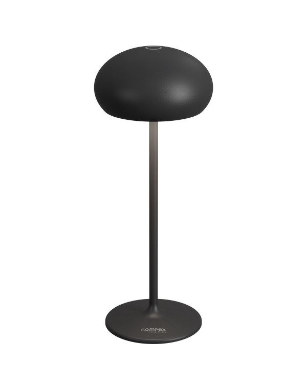PEBBLE – Zwart, oplaadbare tafellamp van Sompex – afbeelding 3