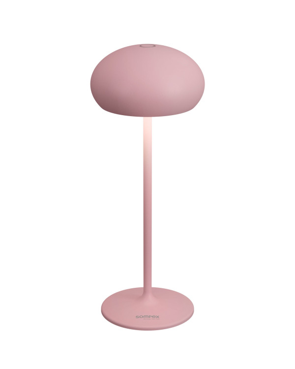 PEBBLE – Roze, oplaadbare tafellamp