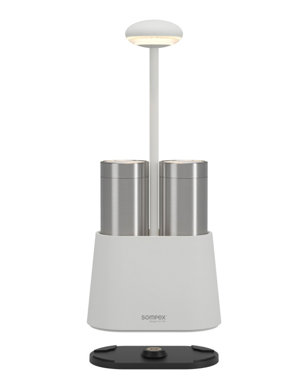 HEURECA – wit, oplaadbare tafellamp van Sompex – afbeelding 3