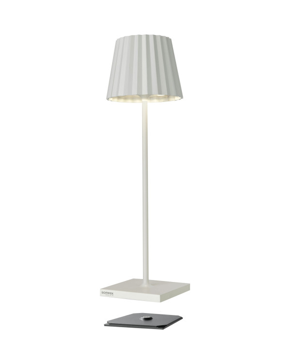 TROLL RC – wit, oplaadbare tafellamp van Sompex – afbeelding 3