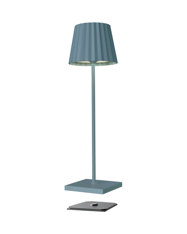 TROLL RC – blauwe, oplaadbare tafellamp van Sompex – afbeelding 3