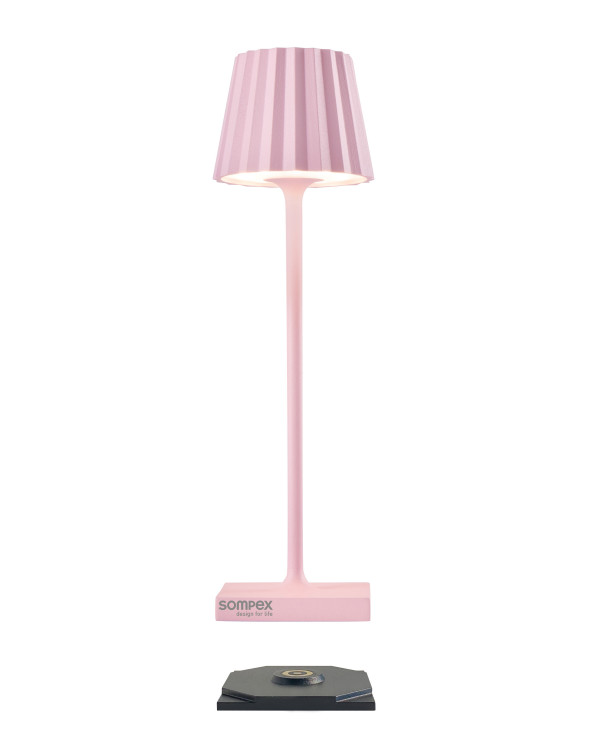 TROLL NANO RC – roze, oplaadbare tafellamp van Sompex – afbeelding 3