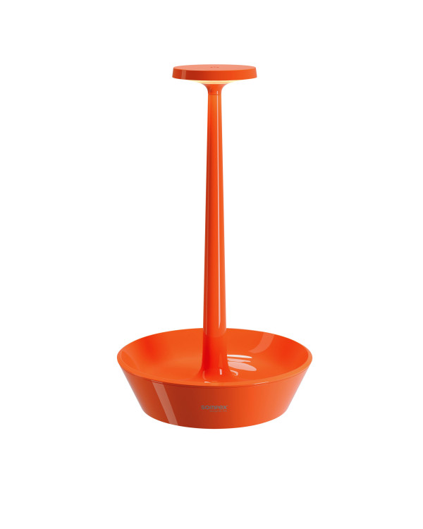 TAKEAWAY – neon oranje, oplaadbare tafellamp van Sompex – afbeelding 2