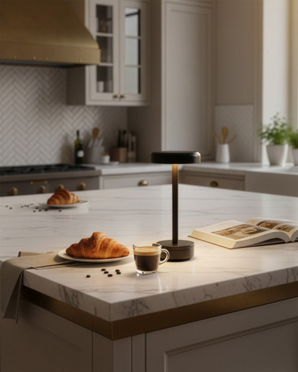 IENA – zwart, oplaadbare tafellamp van Elle Decoration