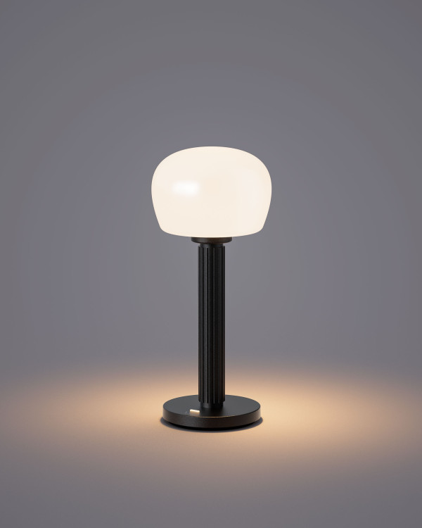 VENDOME – zwart, oplaadbare tafellamp van Elle Decoration – afbeelding 2