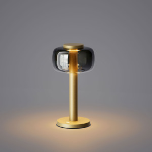ODEON - goud mat, oplaadbare tafellamp