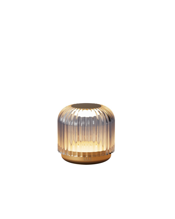 GRENELLE – goud mat, oplaadbare tafellamp van Elle Decoration