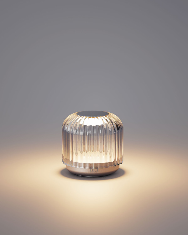 GRENELLE – zilver mat, oplaadbare tafellamp van Elle Decoration – afbeelding 2