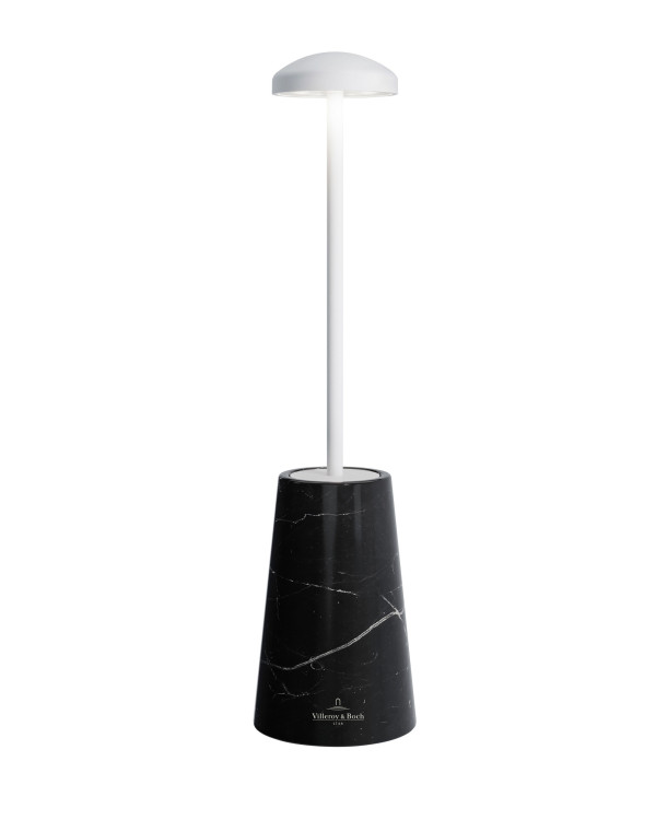 SIENA – Zwart-witte tafellamp op batterijen van Villeroy & Boch – afbeelding 3
