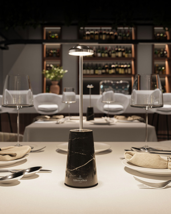 SIENA – Zwart-zwarte tafellamp op batterijen van Villeroy & Boch – afbeelding 2