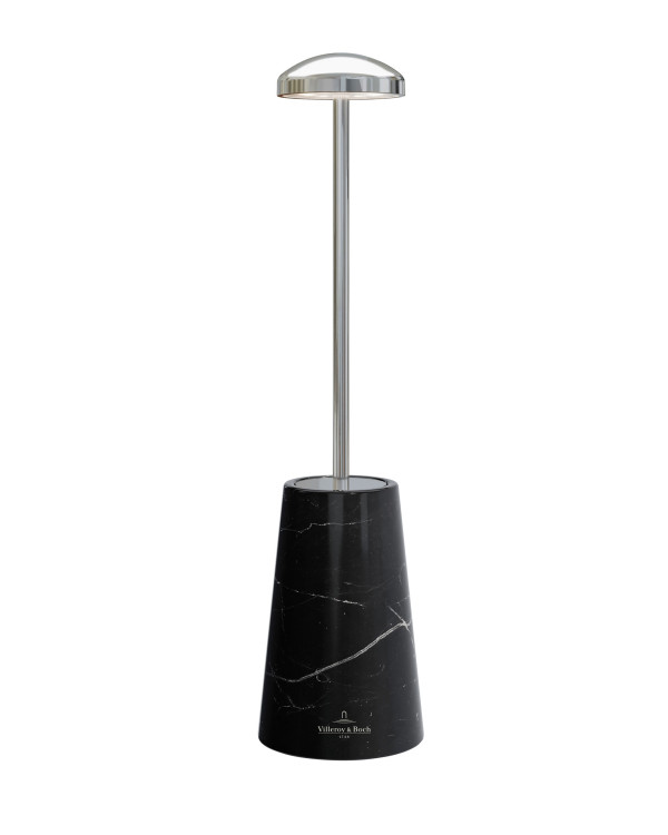 SIENA – Zwart chromen tafellamp op batterijen van Villeroy & Boch – afbeelding 3