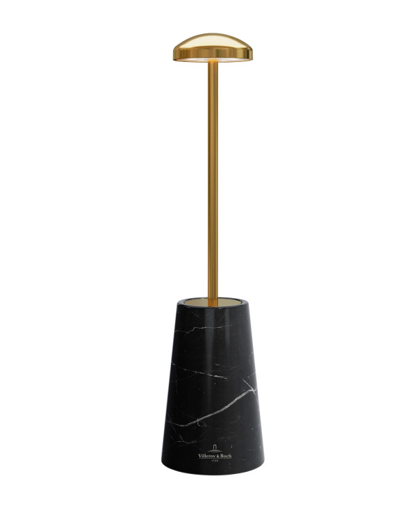 SIENA – Zwart en goud, tafellamp op batterijen van Villeroy & Boch – afbeelding 3