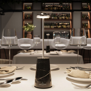 SIENA – Zwart en goud, tafellamp op batterijen van Villeroy & Boch – afbeelding 2