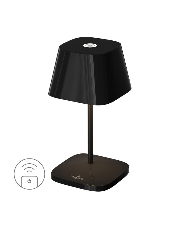NEAPEL RC – zwart keramiek, TL op batterijen van Villeroy & Boch – afbeelding 2