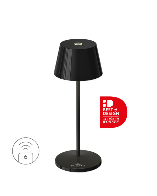 SEOUL MICRO RC – zwart keramiek, oplaadbare tafellamp van Villeroy & Boch – afbeelding 3