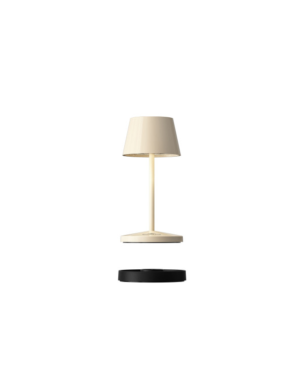 SEOUL NANO – Ivoorkleurig keramiek, oplaadbare tafellamp van Villeroy & Boch – afbeelding 3