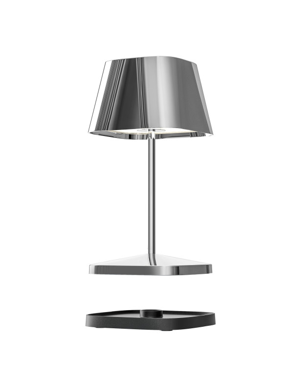 NEAPEL RC – chroom, oplaadbare tafellamp van Villeroy & Boch – afbeelding 3