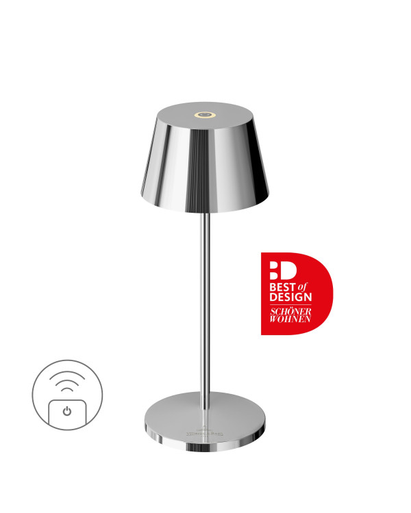 SEOUL MICRO RC – chroom, oplaadbare tafellamp van Villeroy & Boch – afbeelding 3