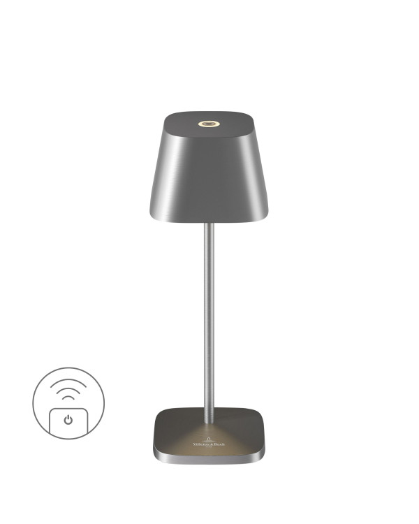 NEAPEL MICRO RC – grafiet geborsteld, oplaadbare tafellamp van Villeroy & Boch – afbeelding 3