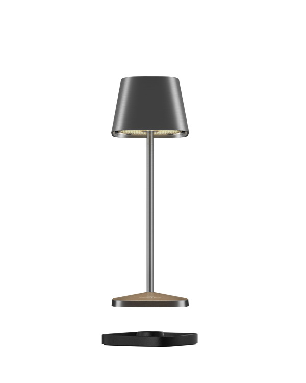 NEAPEL MICRO RC – grafiet geborsteld, oplaadbare tafellamp van Villeroy & Boch – afbeelding 2